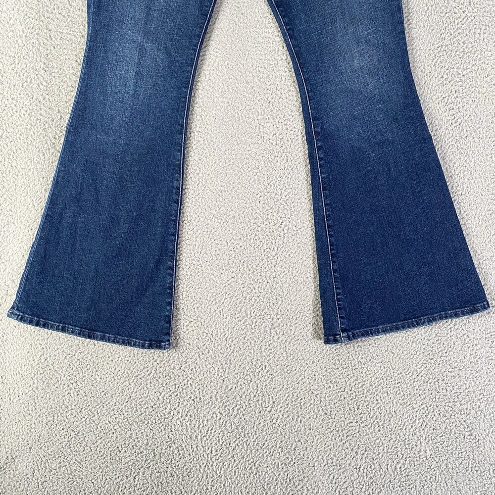 Hudson Heidi High Rise Flare Jeans Womens 29 (30x31) Blue Dark Bootcut Boho Y2K - Picture 3 of 11